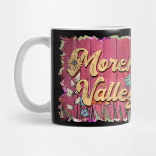 Classic Valley Personalized Flowers Proud Name Mug